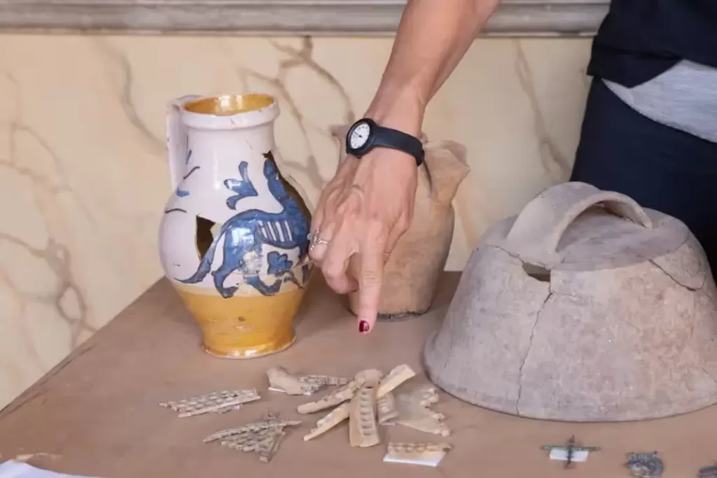 Artifacts found in Neros theater