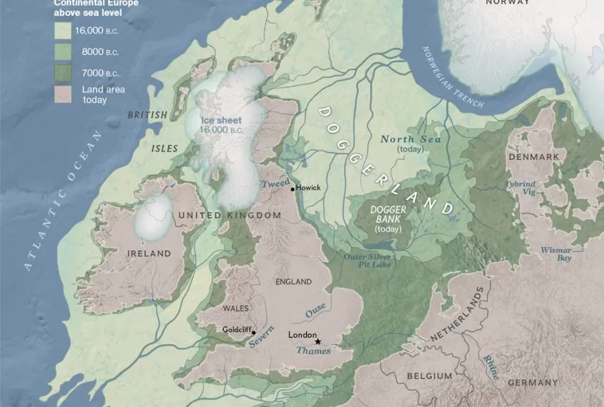 Doggerland - human remains underwater