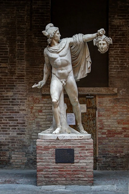 perseus Greek Hero statue