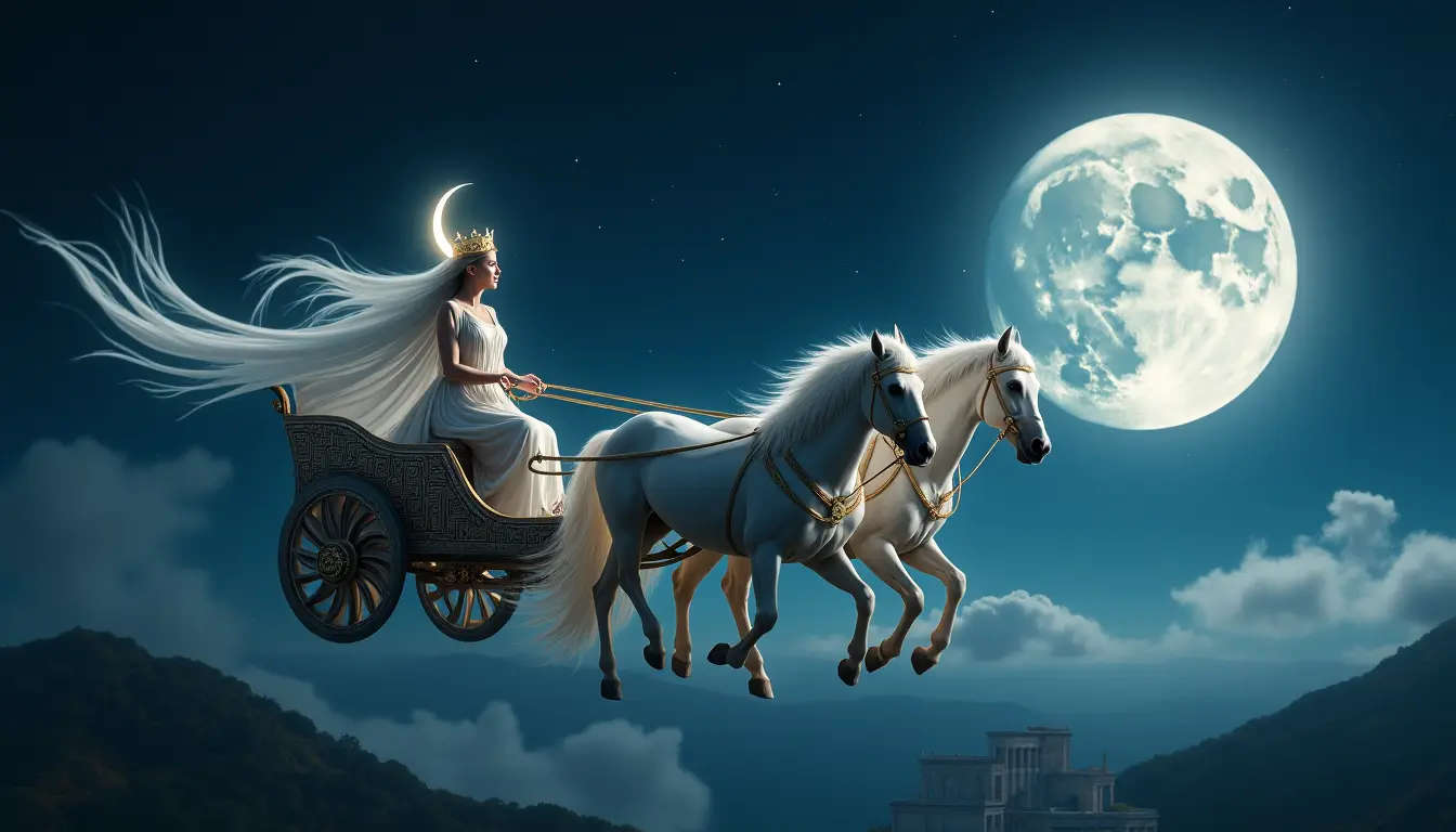 Selene Goddess of the Moon in Greek Mythology