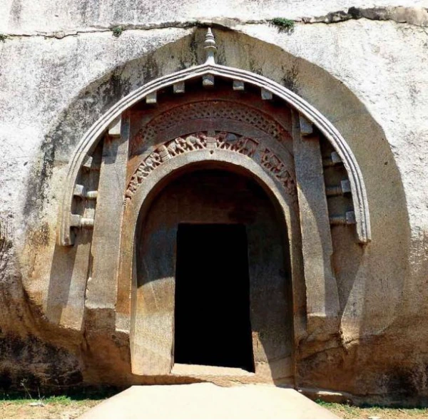 barabar caves bihar India photo