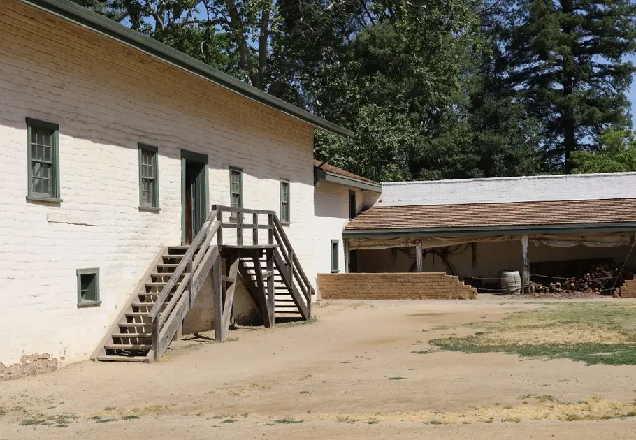 Children participating in family activities in Sacramento at Sutter’s Fort State Historic Park.